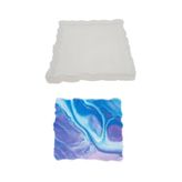 Epoksi Silikon Kalıp Magnet Geode Kare 10 Cm