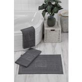 Eponj Home 3lü Ayak Havlusu Orma Antrasit