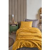 Eponj Home Pike Seti Baskılı Tek Kişilik Dide Sarı