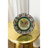 Eporselen 25 cm Çini Tabak - Renkli