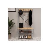 eportatif Geniş Metal Portmanto, Elbise Askılığı, Vestiyer, Ayakkabılık 1301