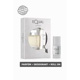 Equal Bay Parfüm 75 Ml +150 Ml Deodorant + 50 Ml Rolon 3'lü Set