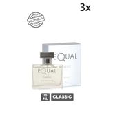 Equal Classic Erkek Parfüm Edt 75 ml 3 Adet