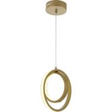 Eray Aydınlatma 1909 1 Kahverengi Metal Tekli Led Avize Modern Tasarım Özellikleriyle Şık
