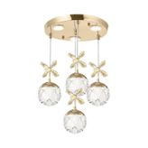 Eray Aydınlatma 2560-3+1 Krom Sarkit Led Avize