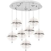Eray Aydınlatma 8265-6+1 Krom Sarkıt LED Avize - 7