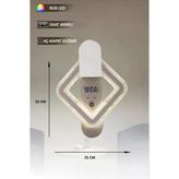 Eray Aydınlatma T8235 Beyaz Rgb Led Avize