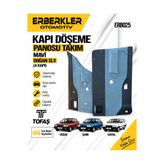 ERBERKLER Doğan Slx Kapı Döşemesi Kumaş Mavi