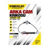 ERBERKLER TEMPRA TİPO ARKA CAM KRİKOSU MANUEL SOL