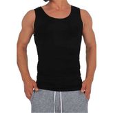 Erdem 650 Seamless Siyah Erkek Korse Atlet