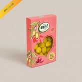 Erel Mini Kırmızı Biber Dolgulu Yeşil Zeytin 100GR