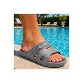 erfleks Unisex Kaymaz Taban Havuz Ve Plaj Terliği - Beachwear Rahat Terlik - Banyo WC Terliği