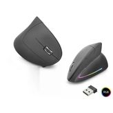 Ergonomik Dikey Gaming Mouse Dual Mode 1600 Dpi Sessiz Rgb - Siyah Nd1211
