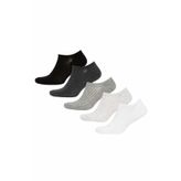 Erkek 5'li Pamuklu Sneaker Çorap
