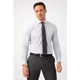 ERKEK A.GRİ SLIM FIT / DAR KALIP EASY IRON ( KOLAY ÜTÜ ) BASIC GÖMLEK