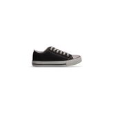 Erkek Bağcıklı Siyah-Beyaz Sneaker