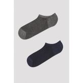 Erkek Bambu 2'li Sneaker Çorabı