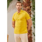 Erkek Basic Polo Yaka Tişört (Regular Fit) Sarı