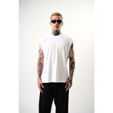Erkek Basic Tank Top Atlet Beyaz