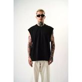 Erkek Basic Tank Top Atlet Siyah