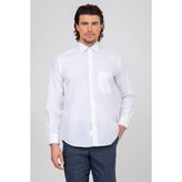 Erkek Beyaz Regular Fit Desenli Gömlek - XL