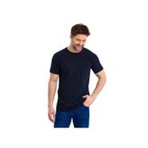 Erkek Bisiklet Yaka Basic Tişört (LACİVERT, XL)