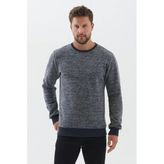 Erkek Bisiklet Yaka Pamuklu Basic Regular Fit Sweatshirt