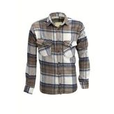 Erkek Çift Cepli Kapaklı Regular Fit Oduncu Gömlek BGL-ST03255