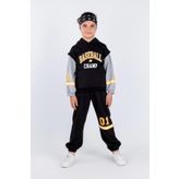 Erkek Çocuk Baseball Baskılı Örme Basic Eşofman Takımı