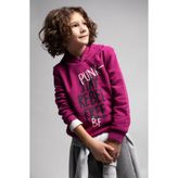 Erkek Çocuk Kapüşonlu Sweatshirt Mor-PR445