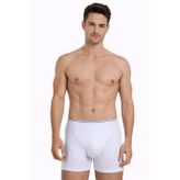 Erkek Elastanlı Beyaz Boxer 889