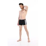 Erkek Elastanlı Biyeli Siyah Boxer 850