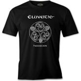 Erkek Eluveitie Siyah Kapüşonlu Sweatshirt