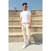 Erkek Eşofman Alt - 2XL - Taş