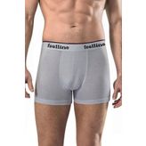Erkek Gri 6 Adet Likralı Boxer