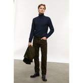 Erkek Haki Slim Straight Pantolon