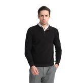 Erkek Kışlık Regular Fit Polo Yaka Basic Sweatshirt