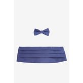 Erkek Lacivert Papyon-Kuşak Set