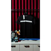 Erkek Logo Baskılı T-Shirt - Siyah - M