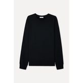 Erkek Mavi Bisiklet Yaka Sweatshirt