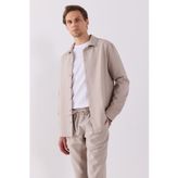 Erkek Nicolas Regular Fit Gofre Gömlek - Bej