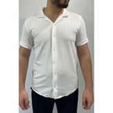 Erkek Oversize Beyaz Gömlek