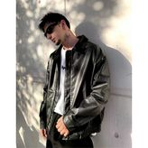 Erkek Oversize Vintage Deri Ceket