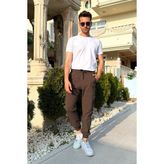 Erkek Paça Lastikli Pantolon 710 - Haki