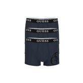 Erkek Placed Logo 3'lü Boxer - Lacivert | S