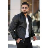 Erkek Premium Bomber Deri Ceket