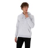 Erkek Regular Fit Kapüşonlu Şardonlu Siyah Basic Sweatshirt 50315582 VR046