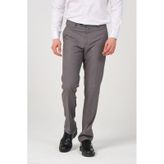 Erkek Regular Fit Kumaş Pantolon Gri Melanj