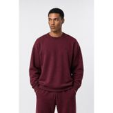 Erkek Respire Basic Oversize Sweatshirt Bordo