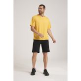 Erkek Sarı Oversize Tshirt / Tişört - L